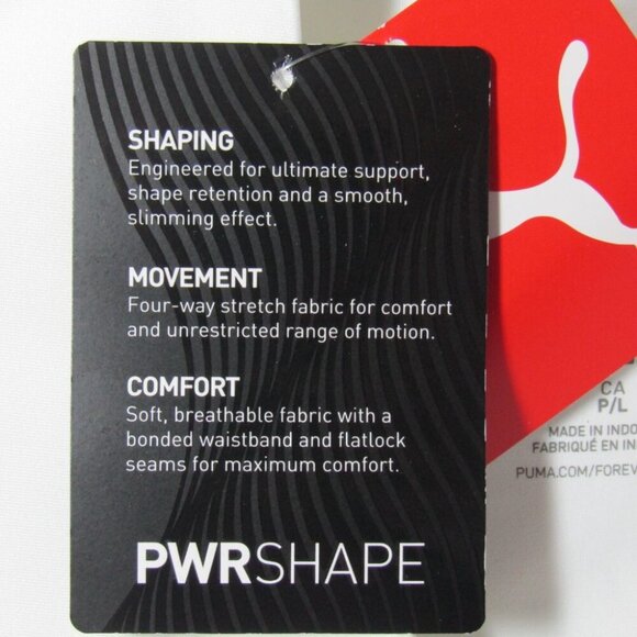 Puma Pwrshape White Gray Stripe Skort Skirt Size S Golf Tennis Pickleball New - Picture 9 of 14